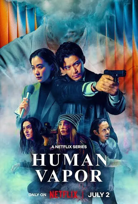 Human Vapor vj bonny poster