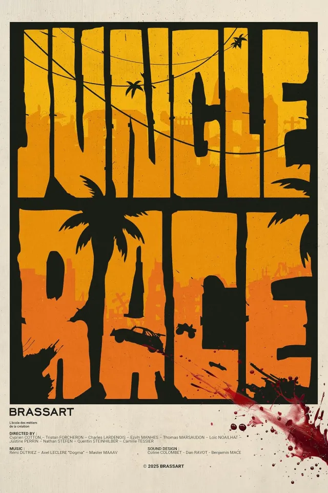 Jungle Race Vj Mosco poster
