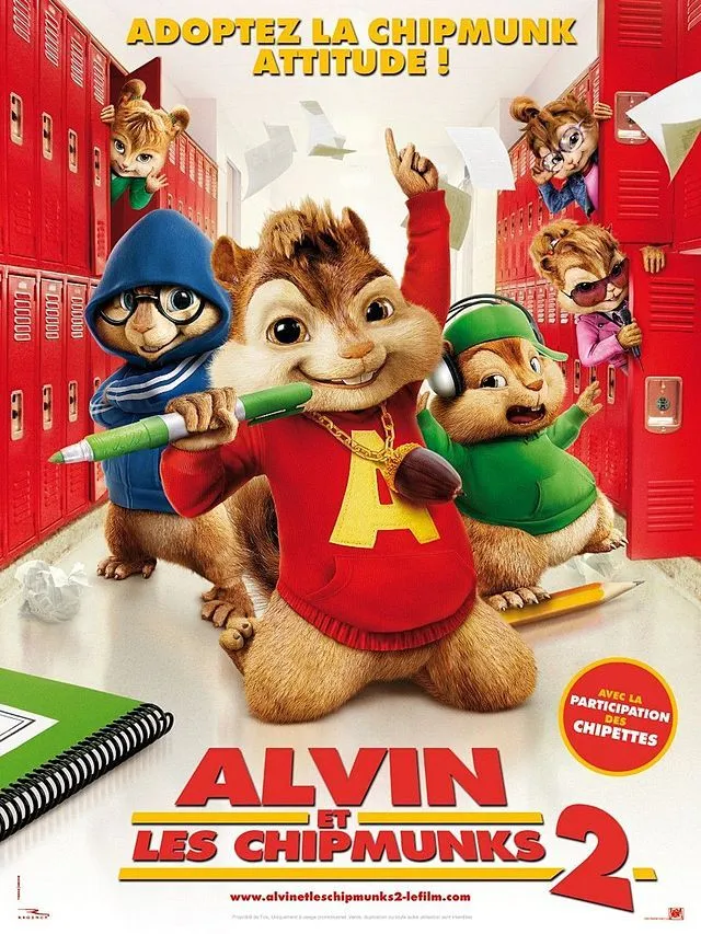 Alvin and the Chipmunks: The Squeakquel - Vj Junior poster