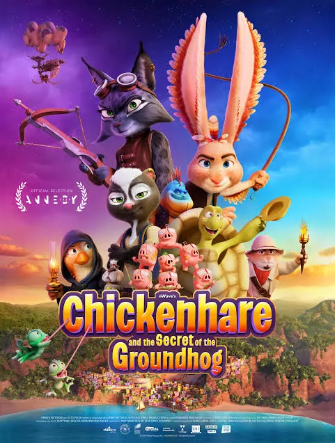 Chickenhare and the secret of the groundhog Vj Mosco poster