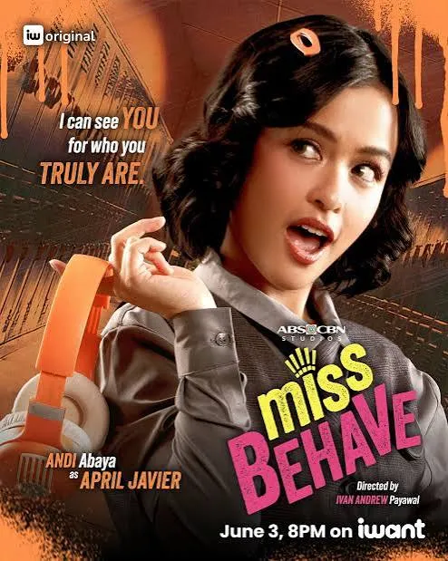 Miss Behave VJ RONAGE poster